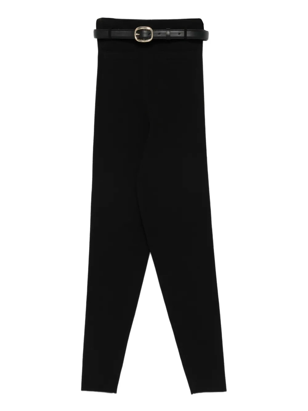 Strickhose mit Gürtel