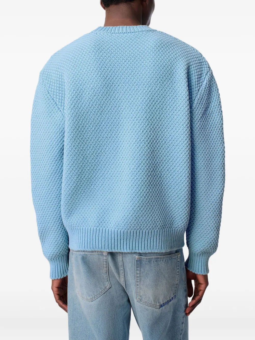 Strukturierter Block Pullover