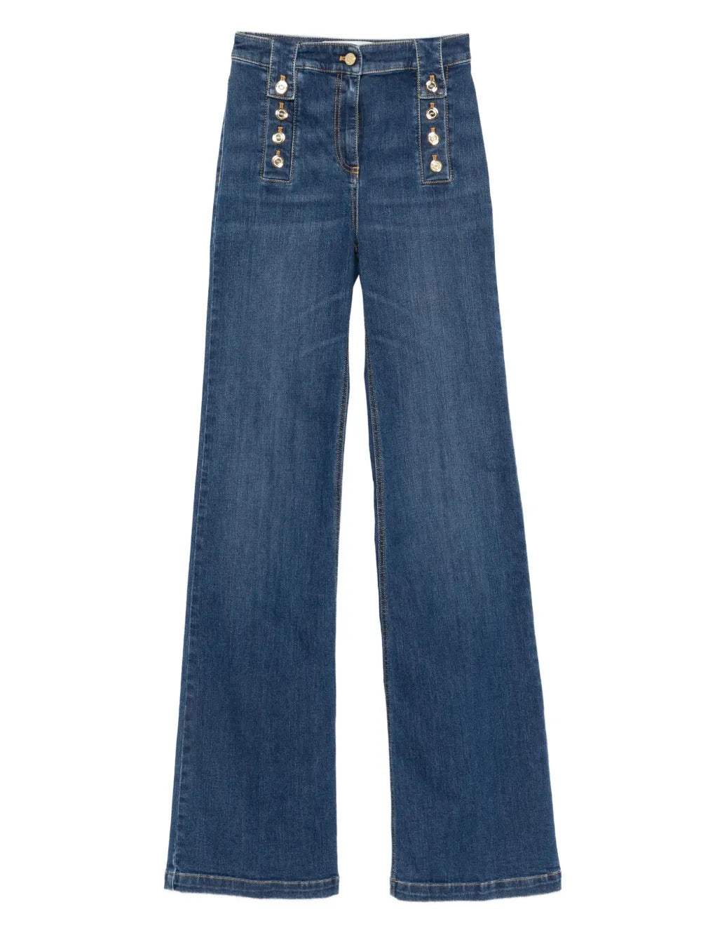 Jeans mit Knopfdetail