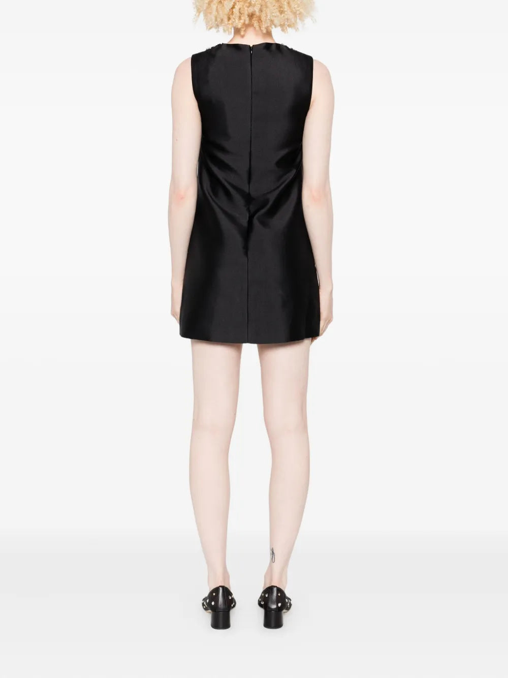 Minikleid mit verzierten Taschen
