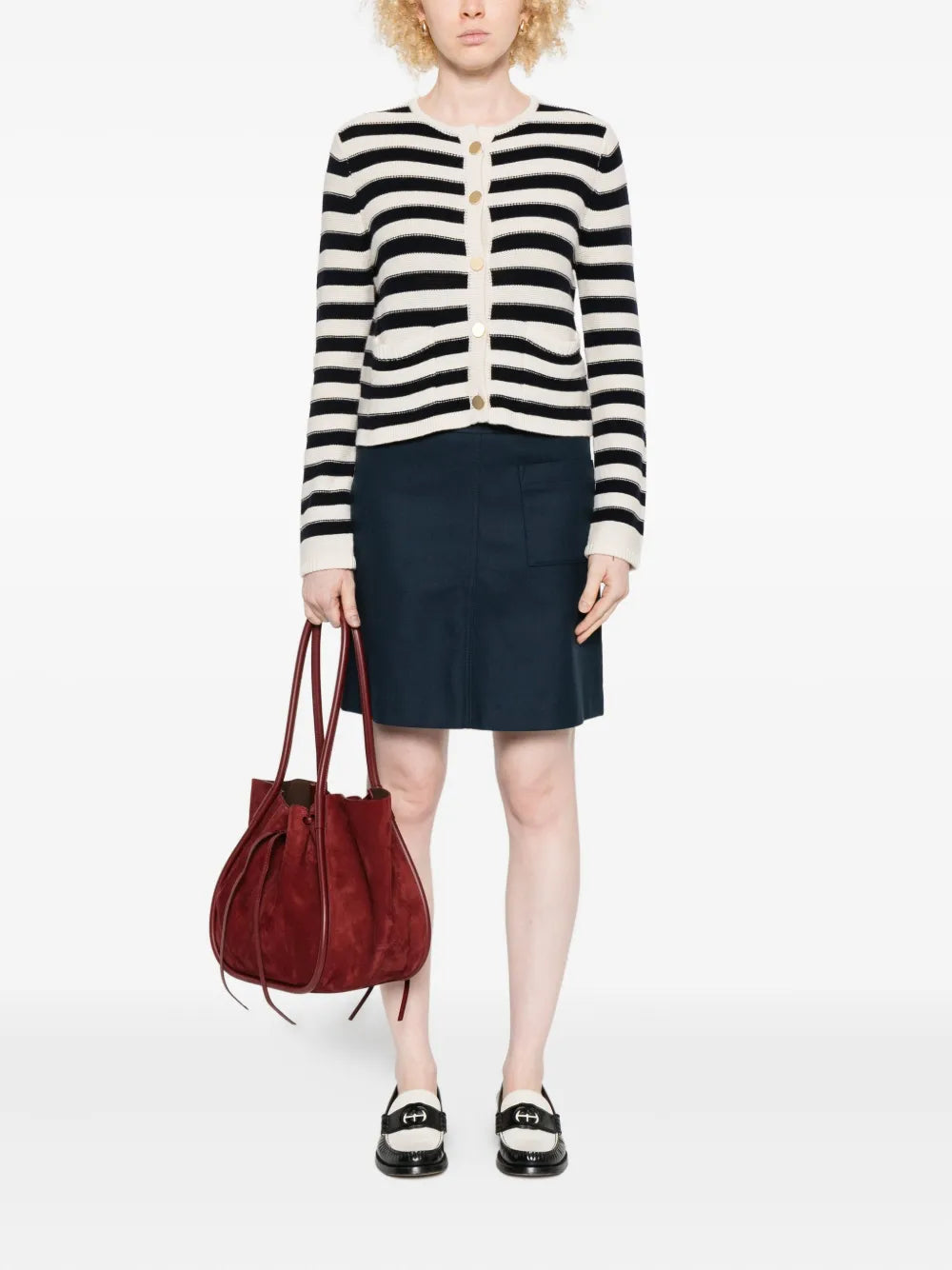 Striped cardigan