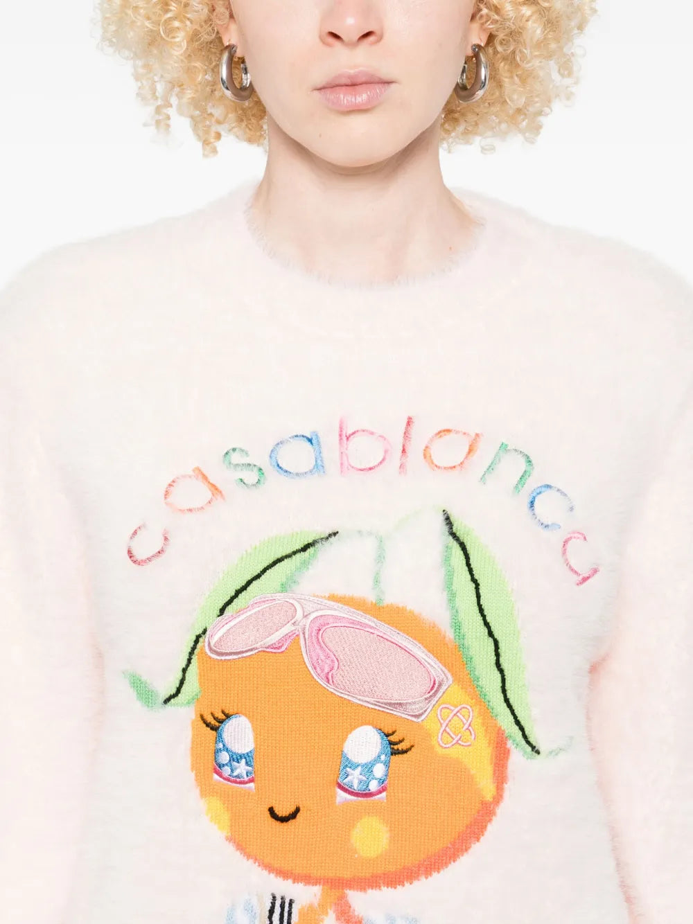 Sweatshirt mit Logo-Stickerei