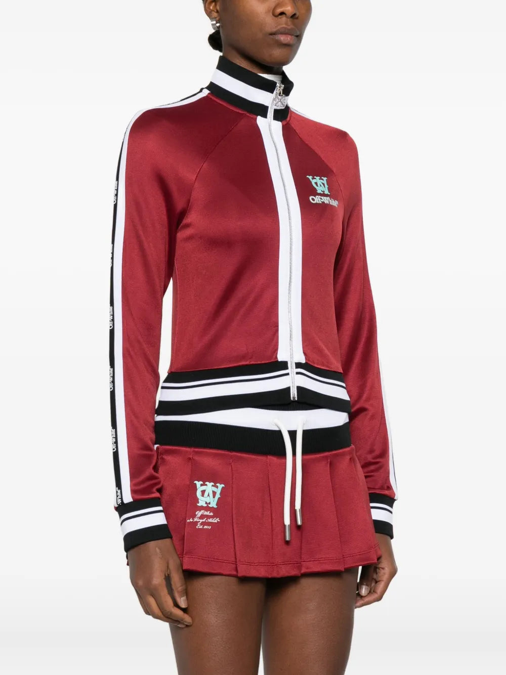 Sportjacke mit Kontraststreifen