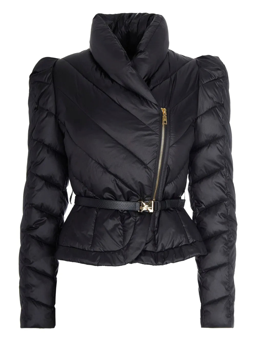 Gesteppte Jacke mit Gürtel