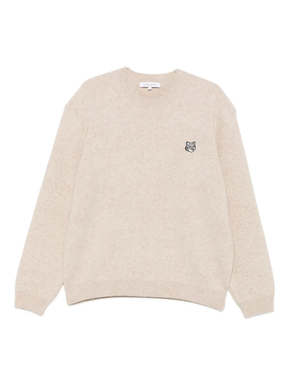 Wollpullover mit Fuchs-Logo