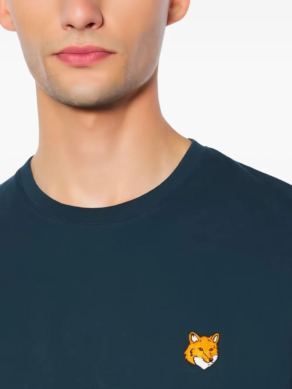 T-Shirt mit Fox-Logo-Stickerei