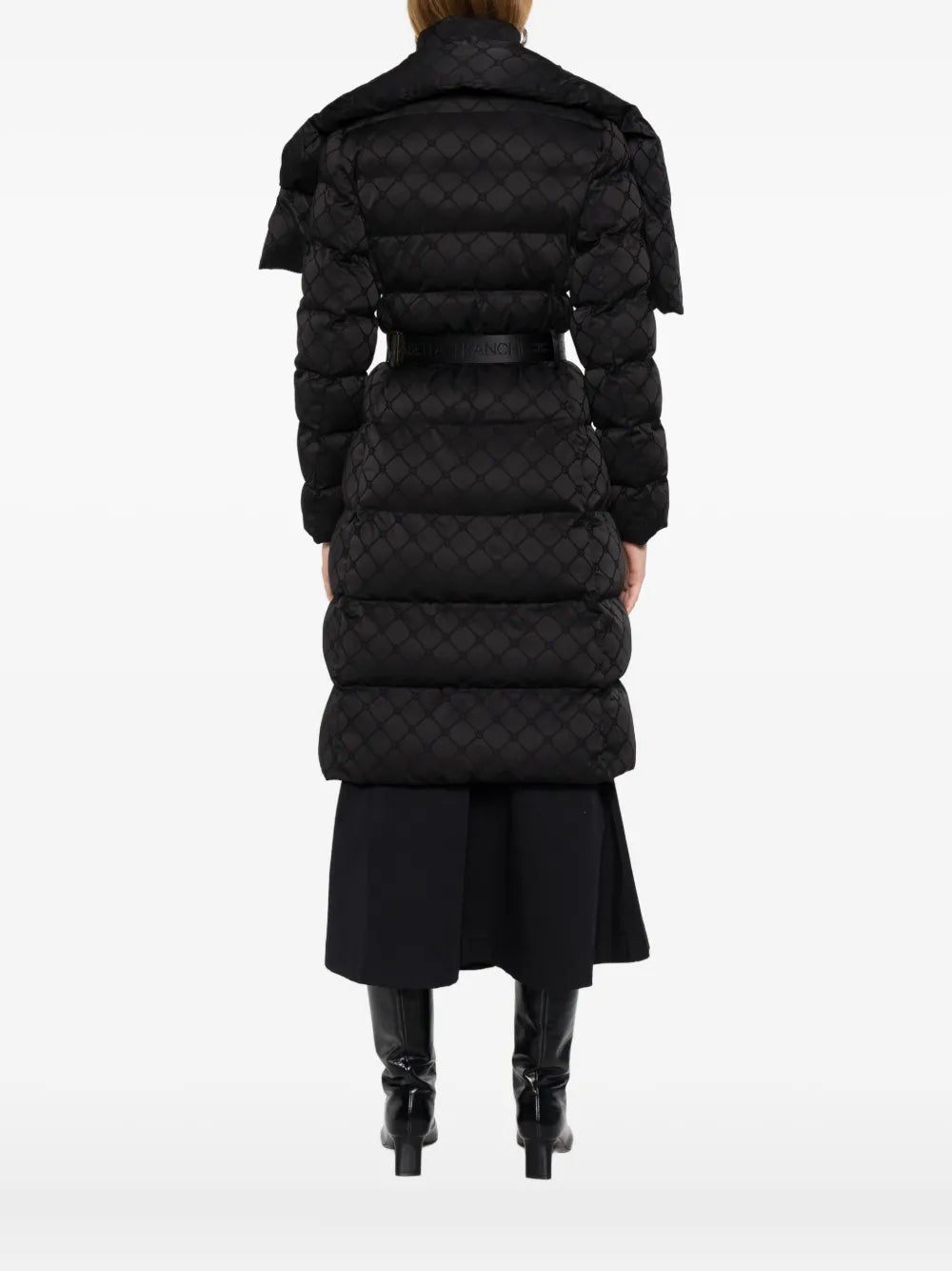 gesteppte Jacke mit Gürtel