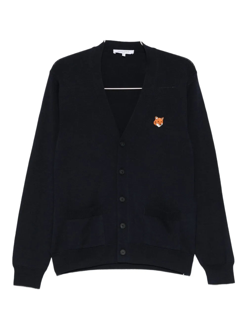 Klassischer Cardigan mit Fox-Head-Logo