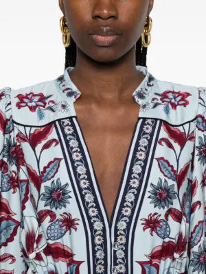 Marcelle midi dress with belt