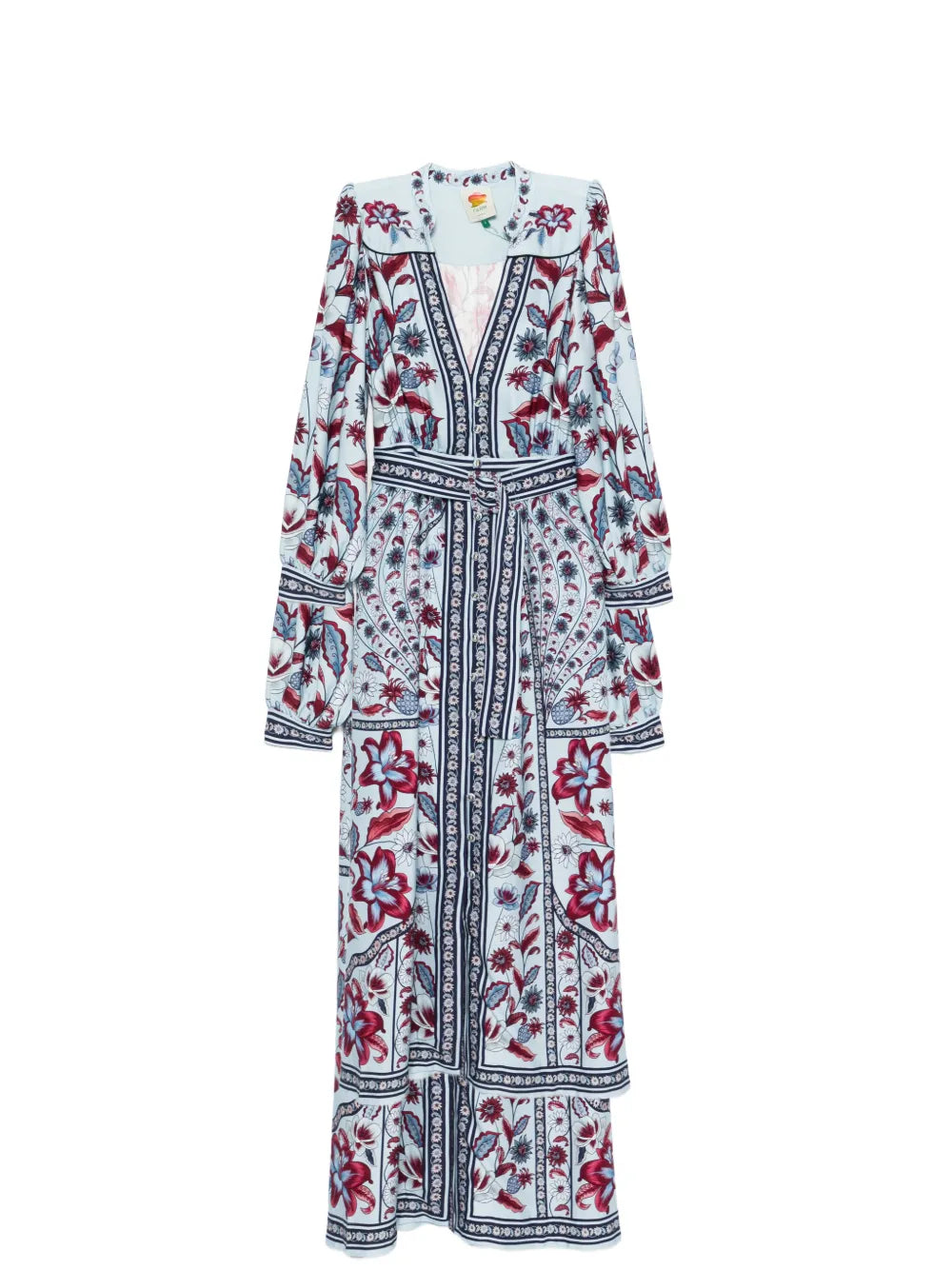 Marcelle midi dress with belt