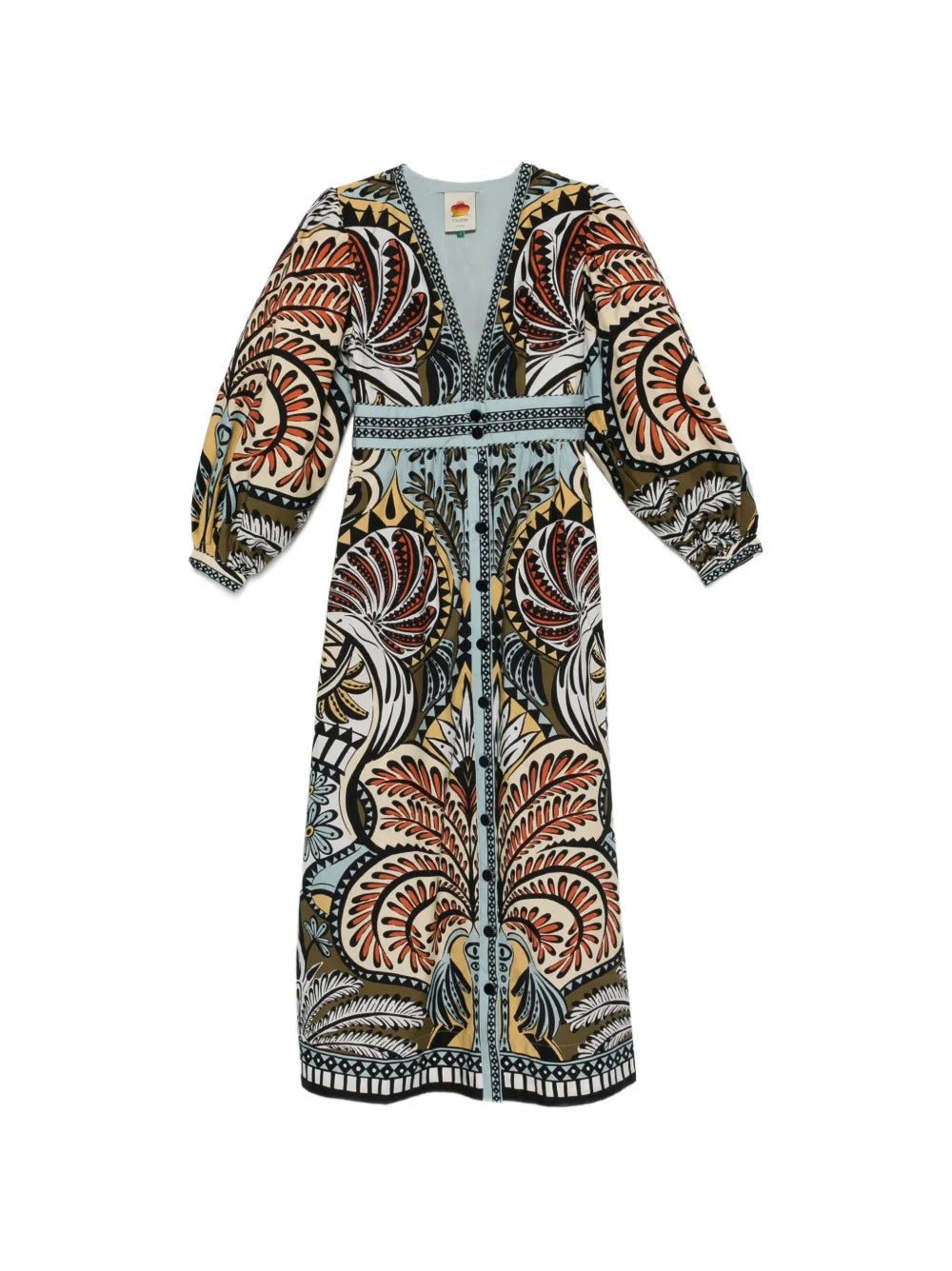 Kleid mit V-Ausschnitt