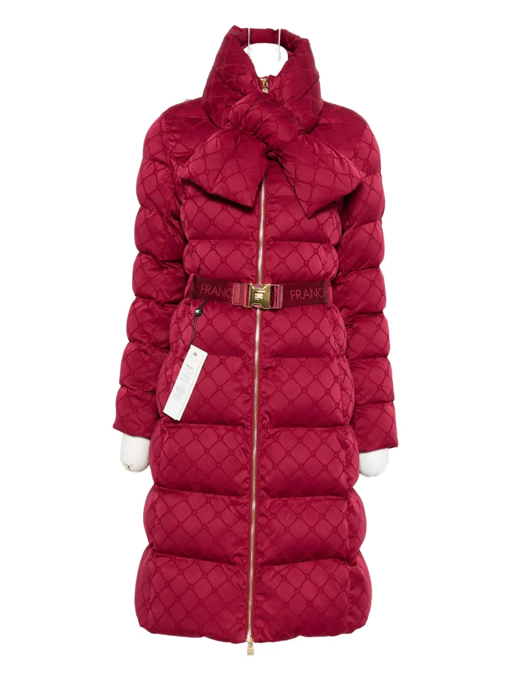 Gepolsterter Parka mit Gürtel