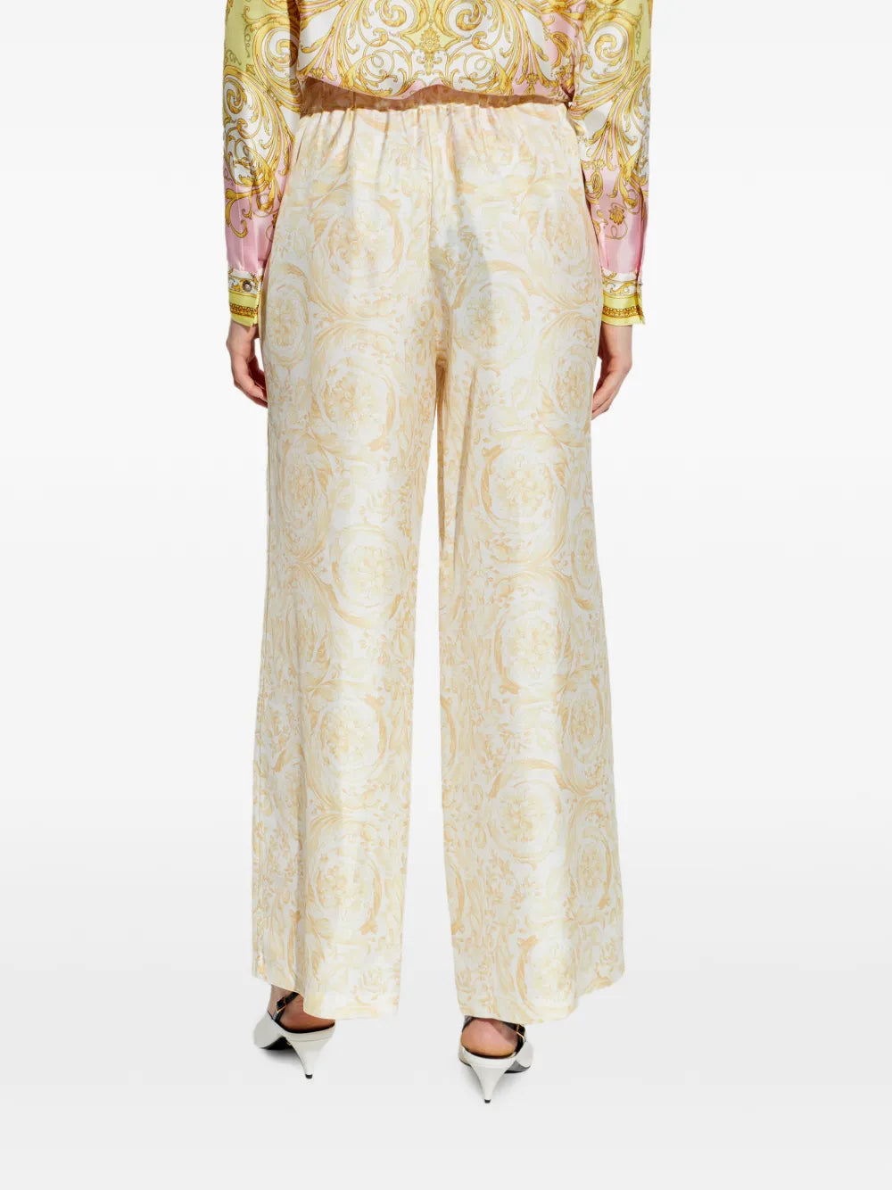 Pants with Floral Pattern