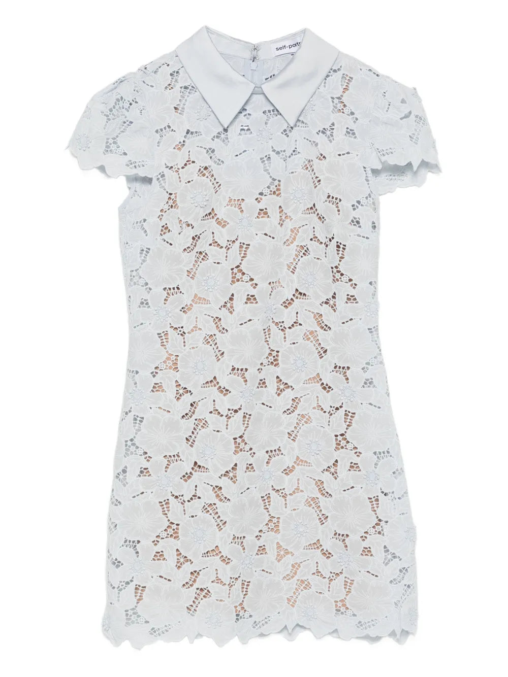 Mini Dress with Floral Lace