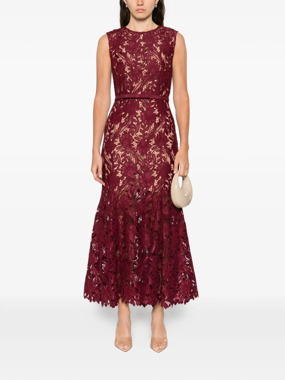 Ärmelloses Midikleid