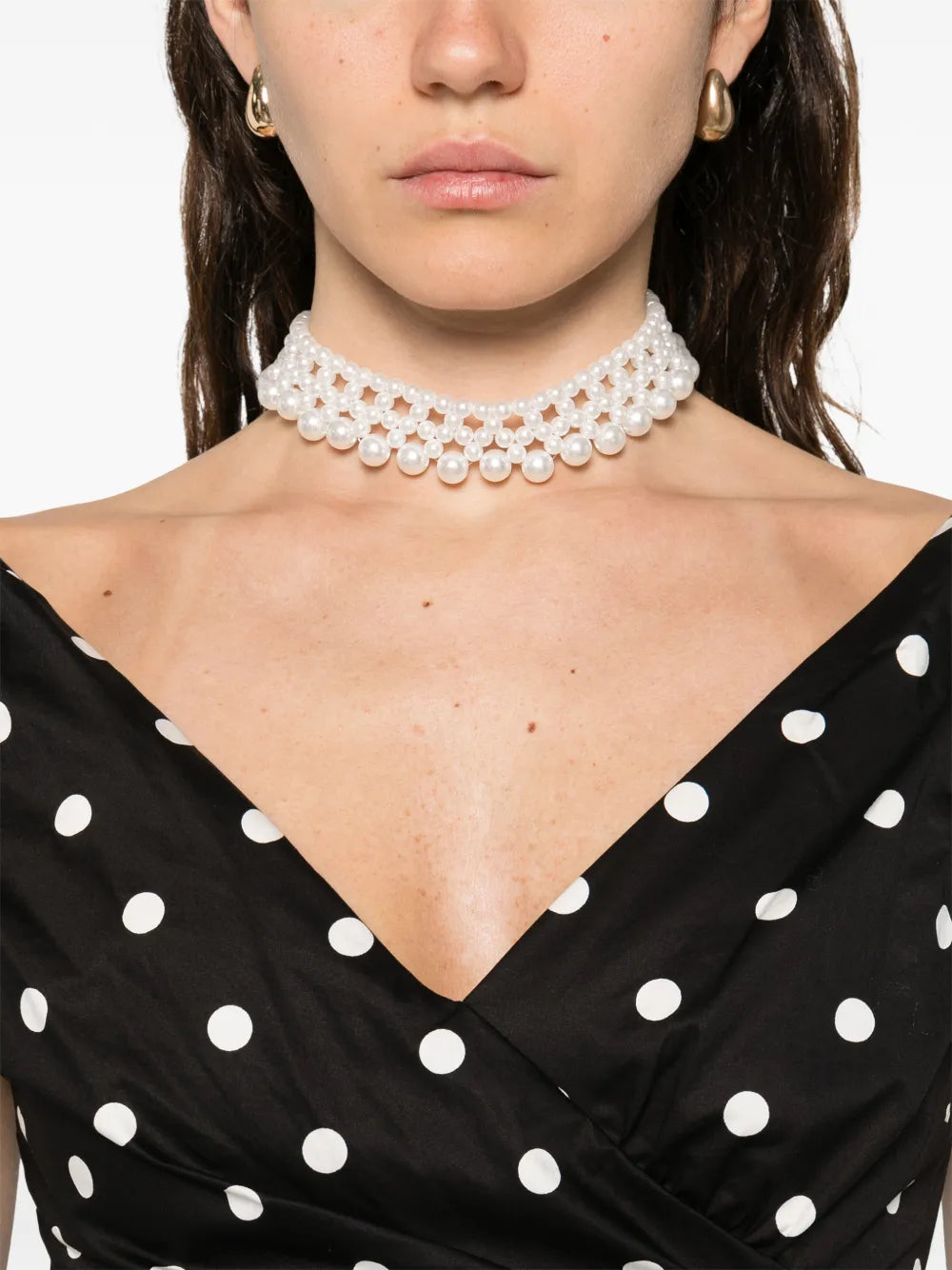 Minikleid mit Polka Dots