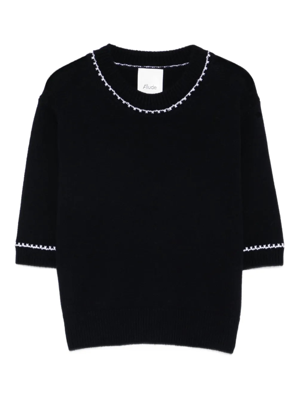 T-Shirt mit Kontrastdetails