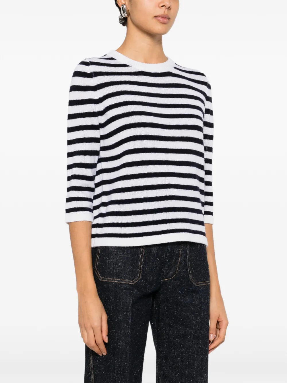 Gestreifter Pullover
