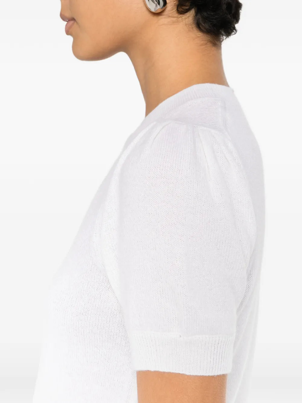 Kurzärmeliges Kaschmir T-Shirt