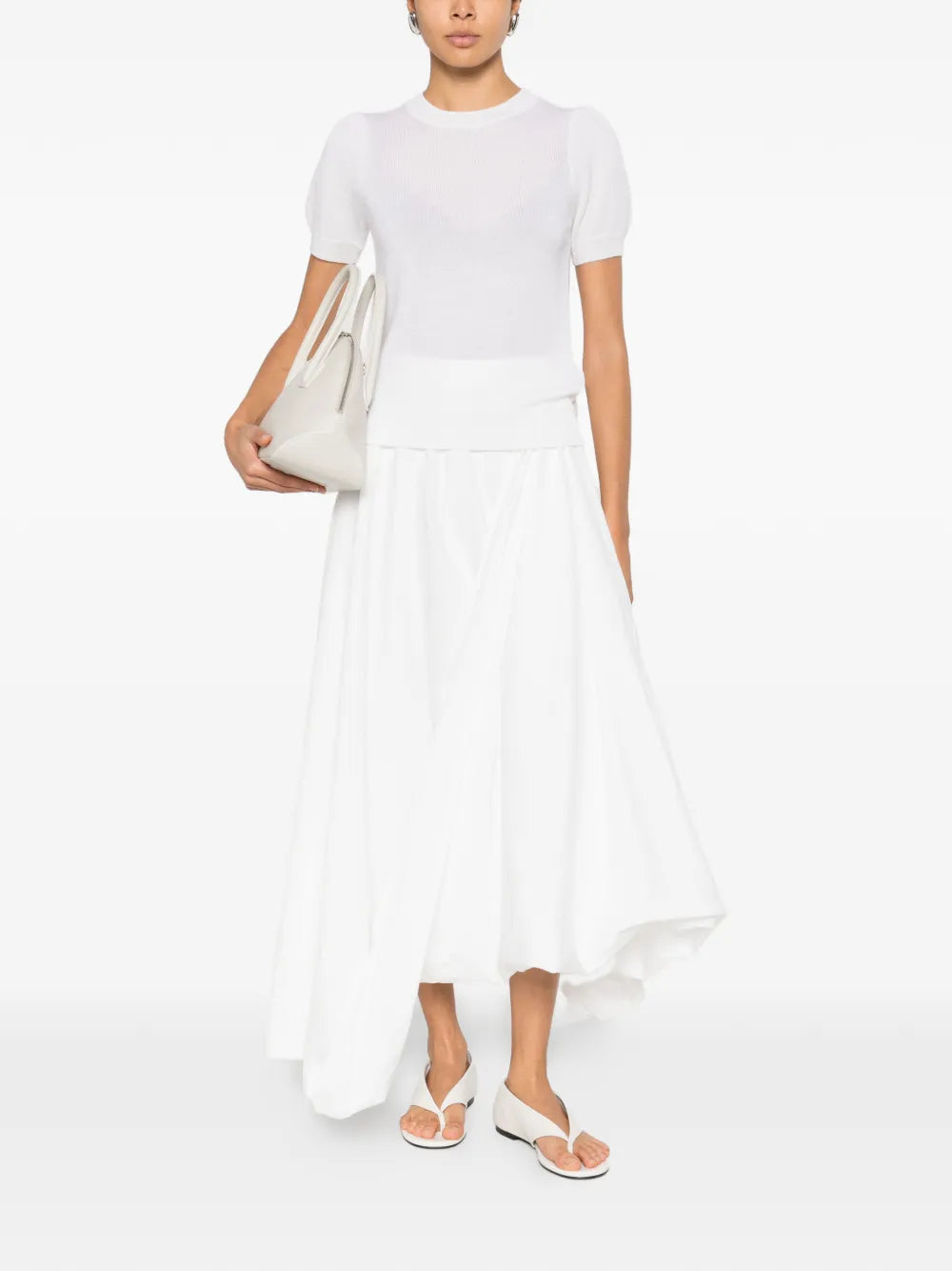 Kurzärmeliges Kaschmir T-Shirt