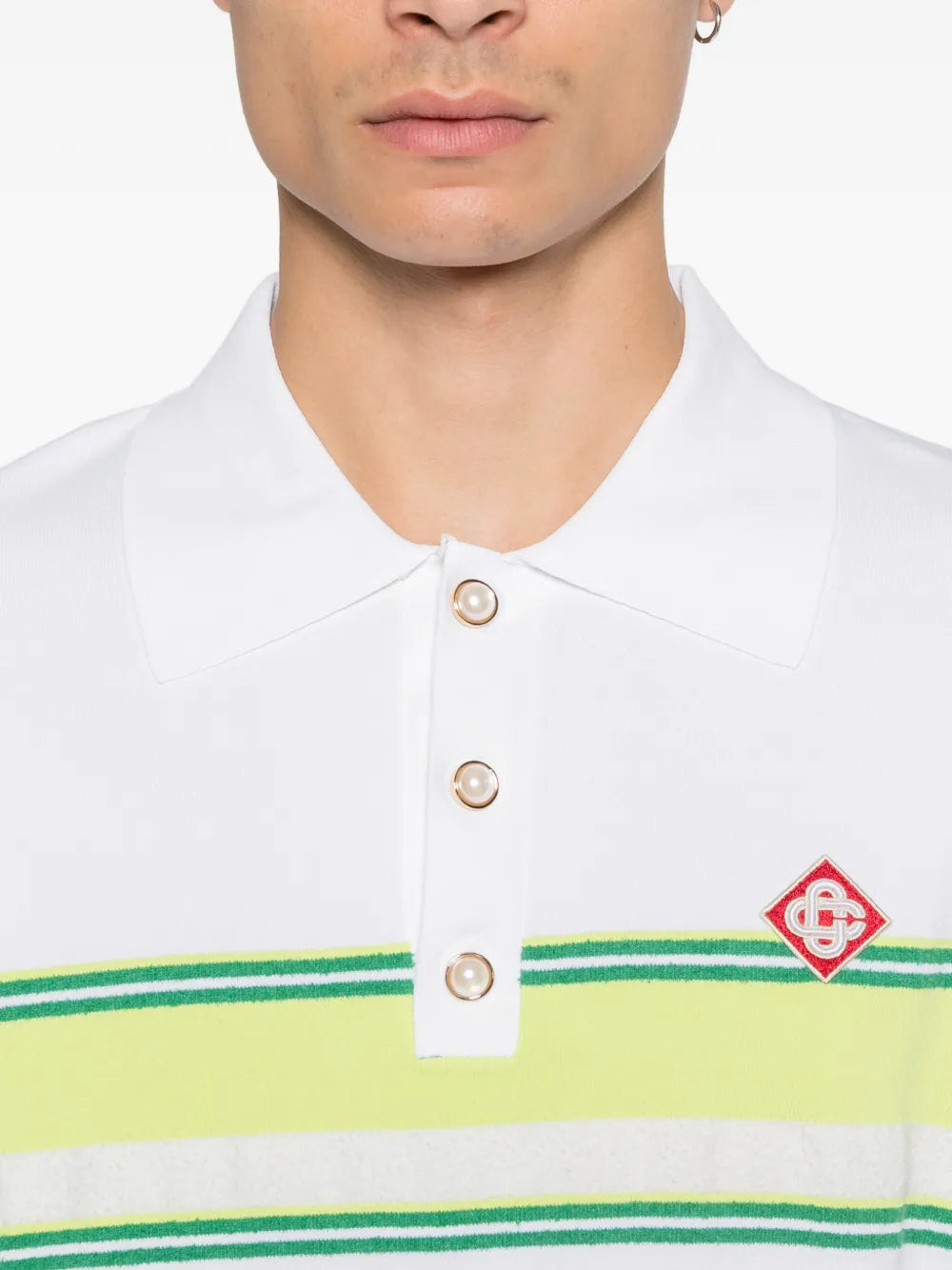 Gestreiftes Poloshirt