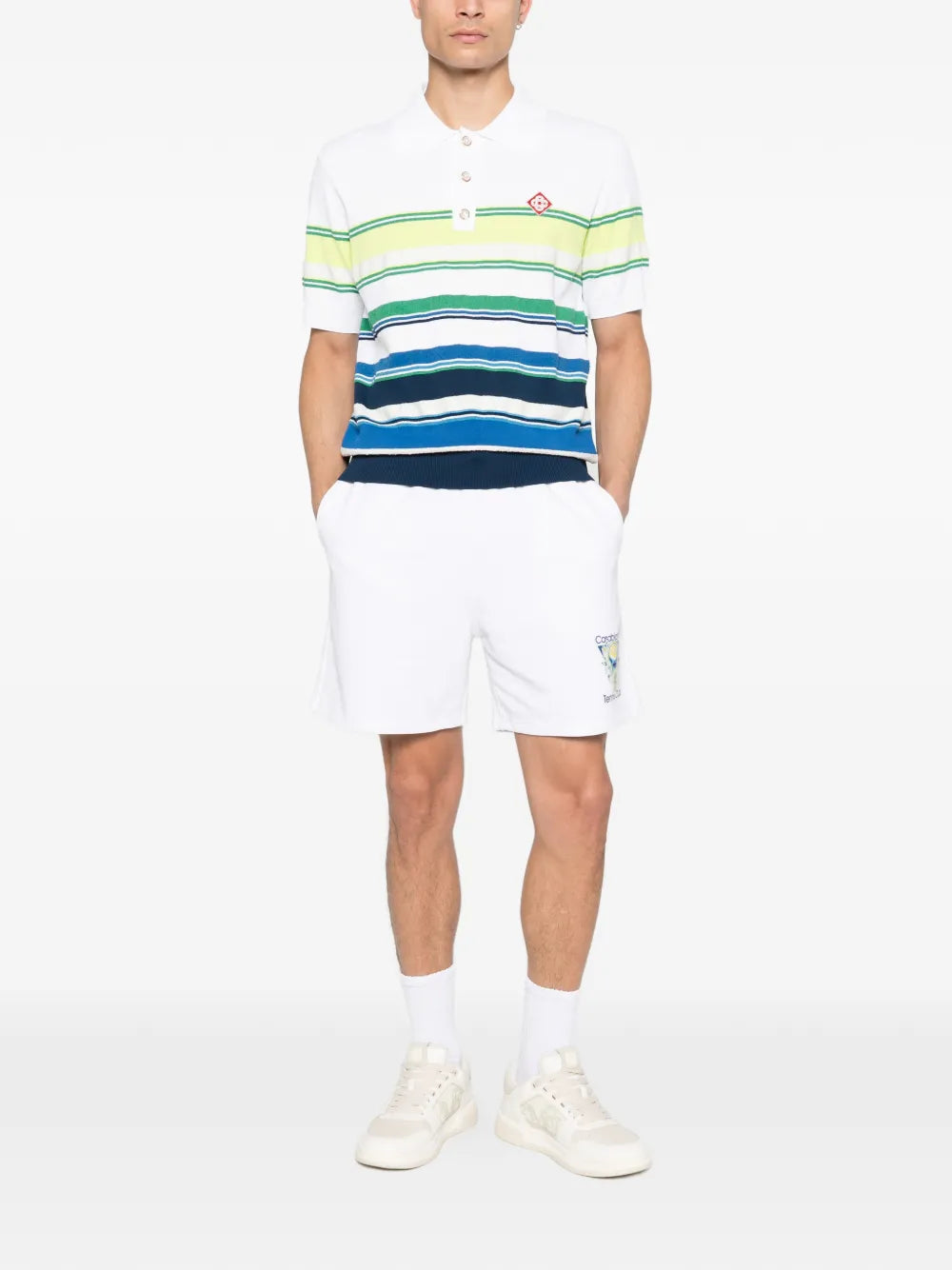 Gestreiftes Poloshirt