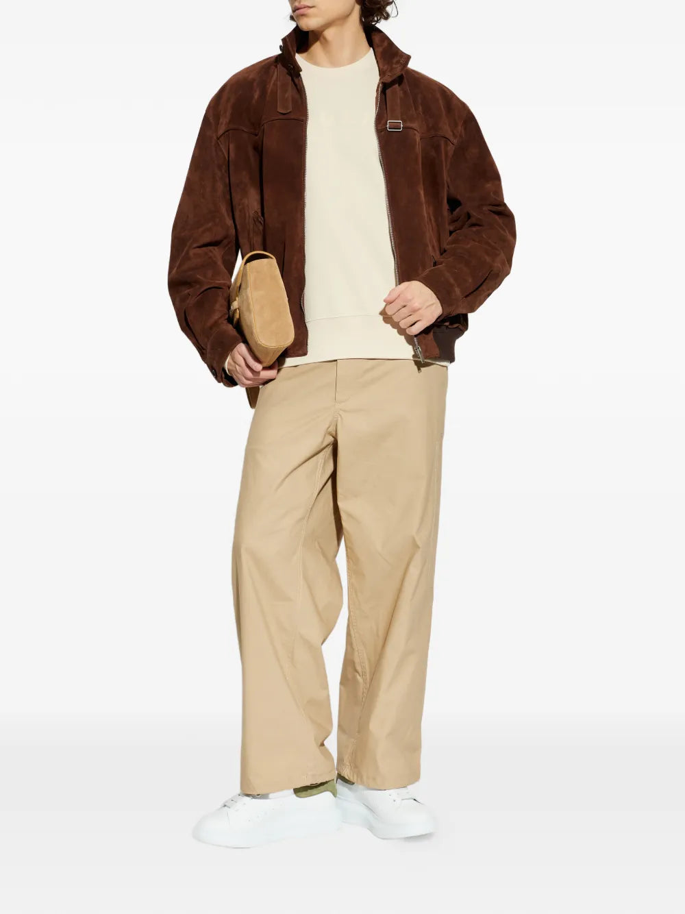 Sweatshirt with Logo Print