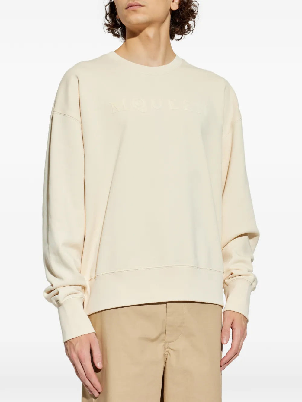Sweatshirt with Logo Print