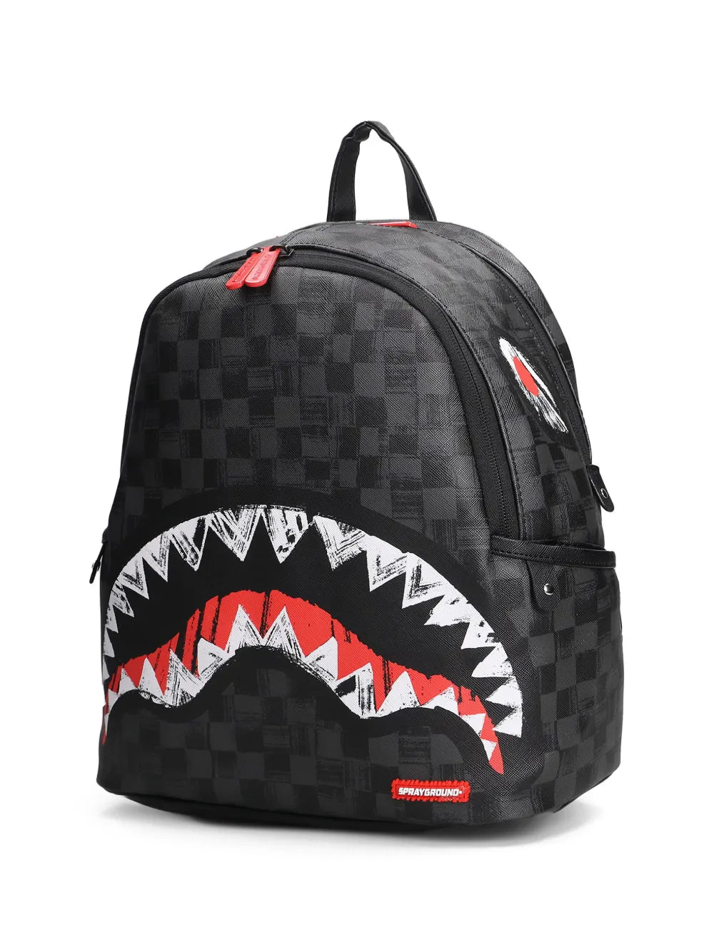 Checkered Shark Backpack