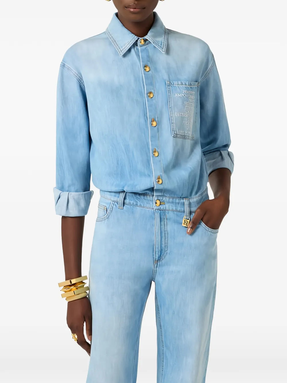 Geknöpfter Jumpsuit