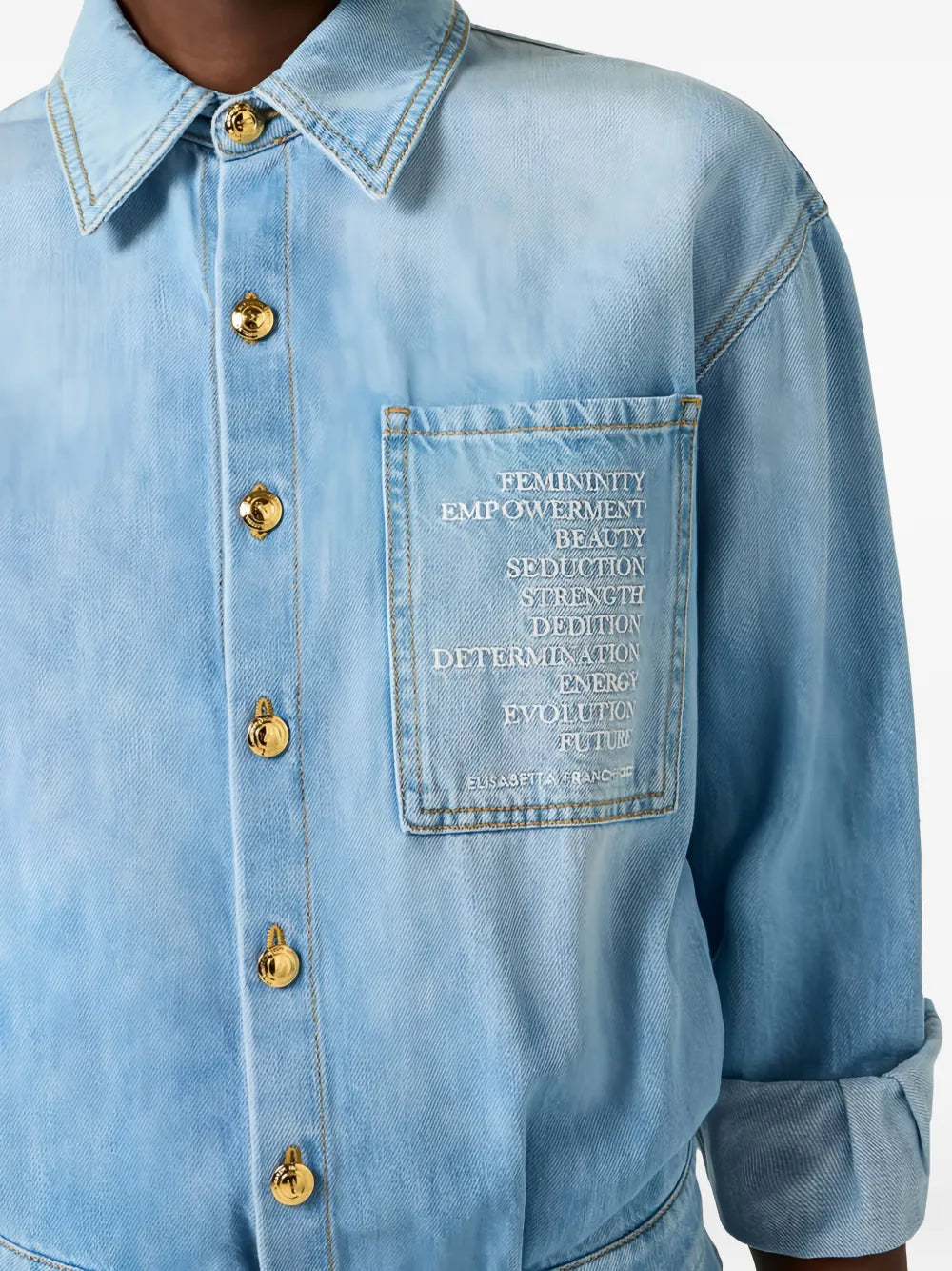 Geknöpfter Jumpsuit