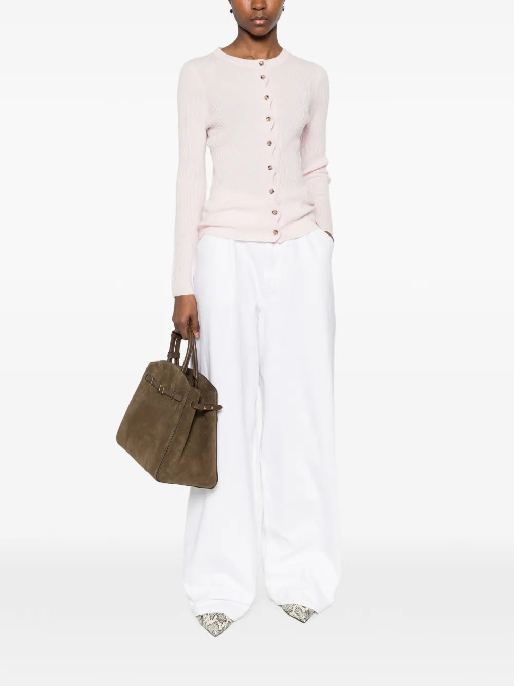 Gerippter Cardigan