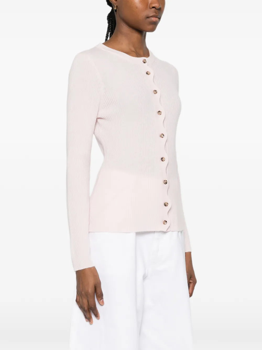Gerippter Cardigan