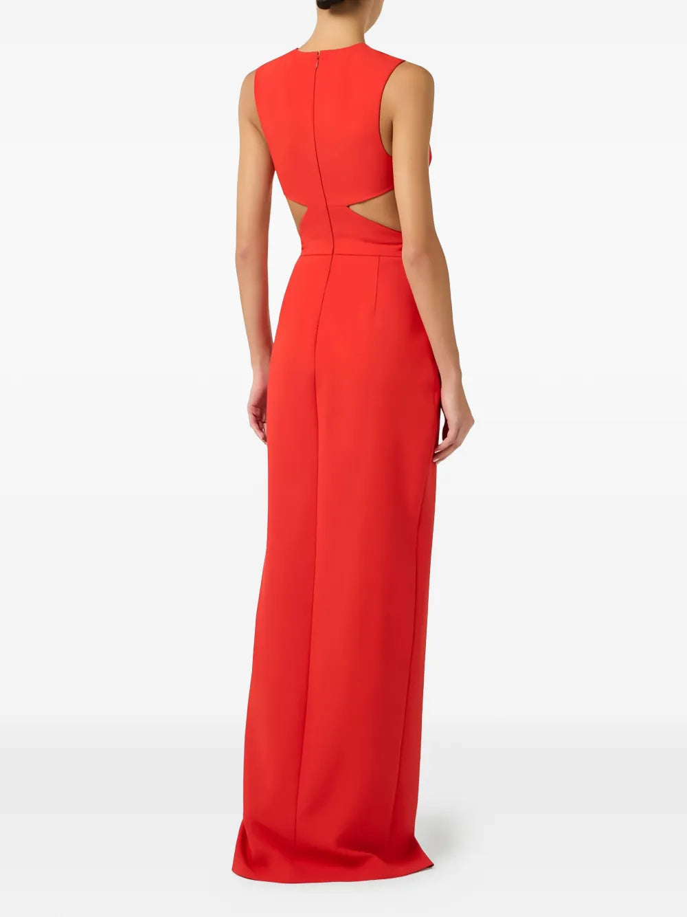 Maxikleid mit Cut-Outs und Ketten-Detail
