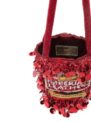 Mini Imperial Leather Bucket Bag