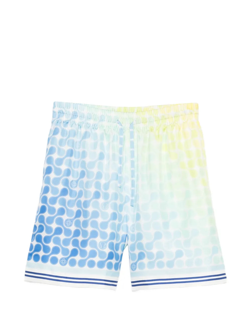 Patterned shorts with stretch waistband