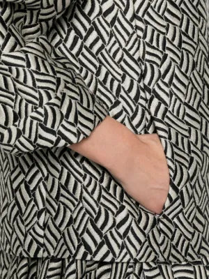 Lira Blazer with Jacquard Pattern