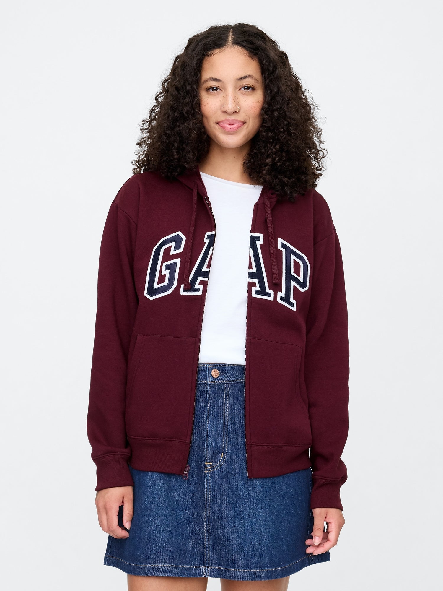 Damen-Kapuzenjacke mit GAP Logo