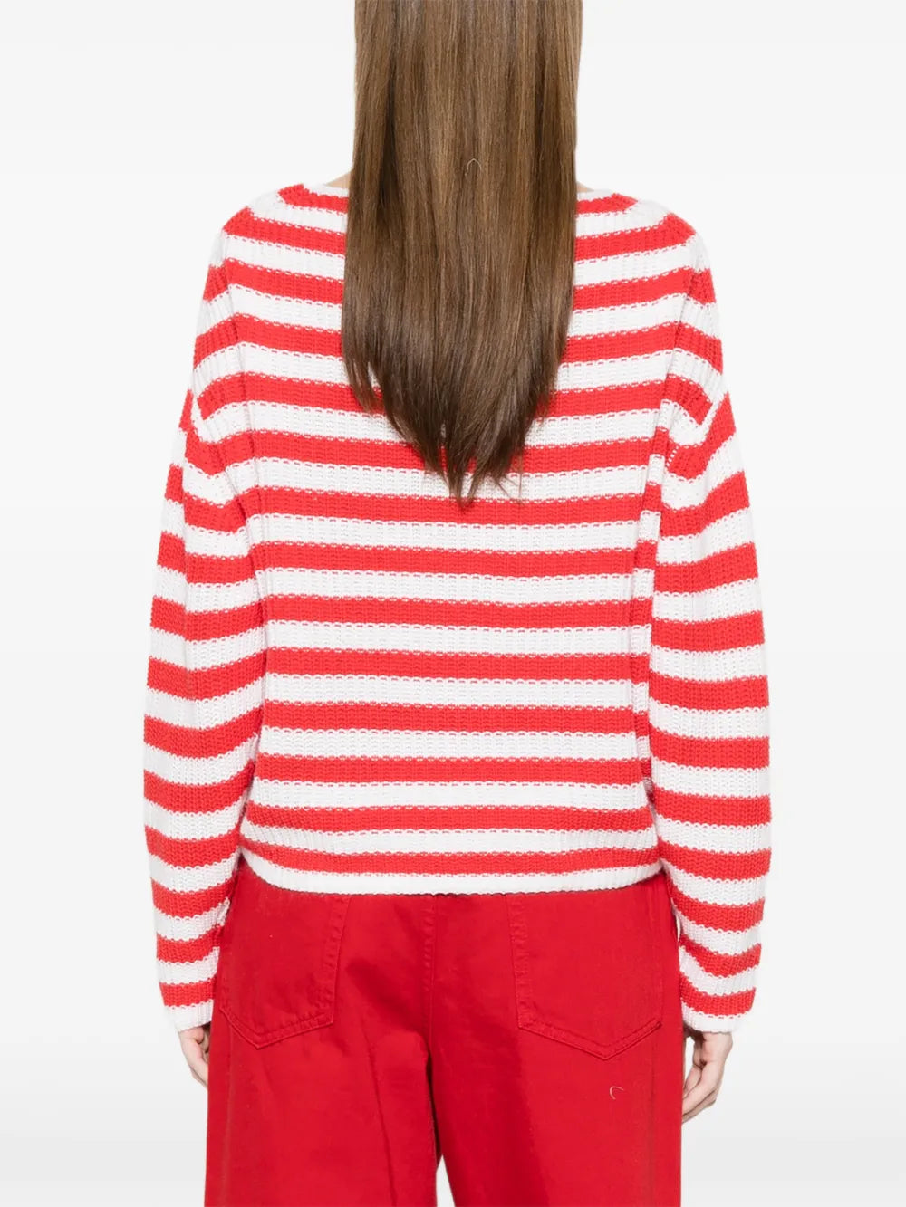 Pullover mit U-Ausschnitt