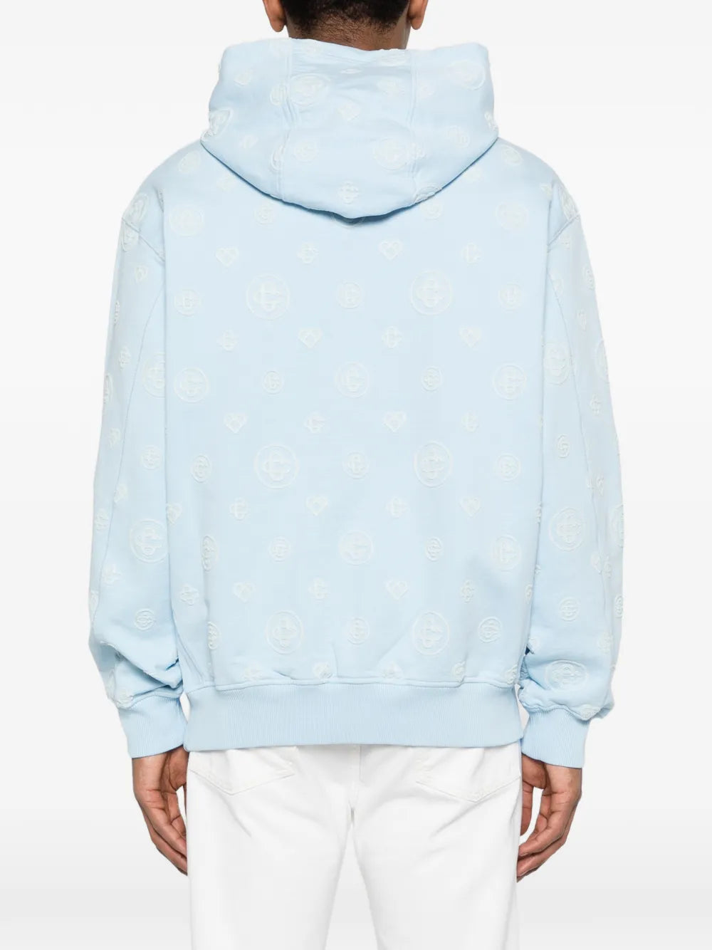 Hoodie with Monogram Patch