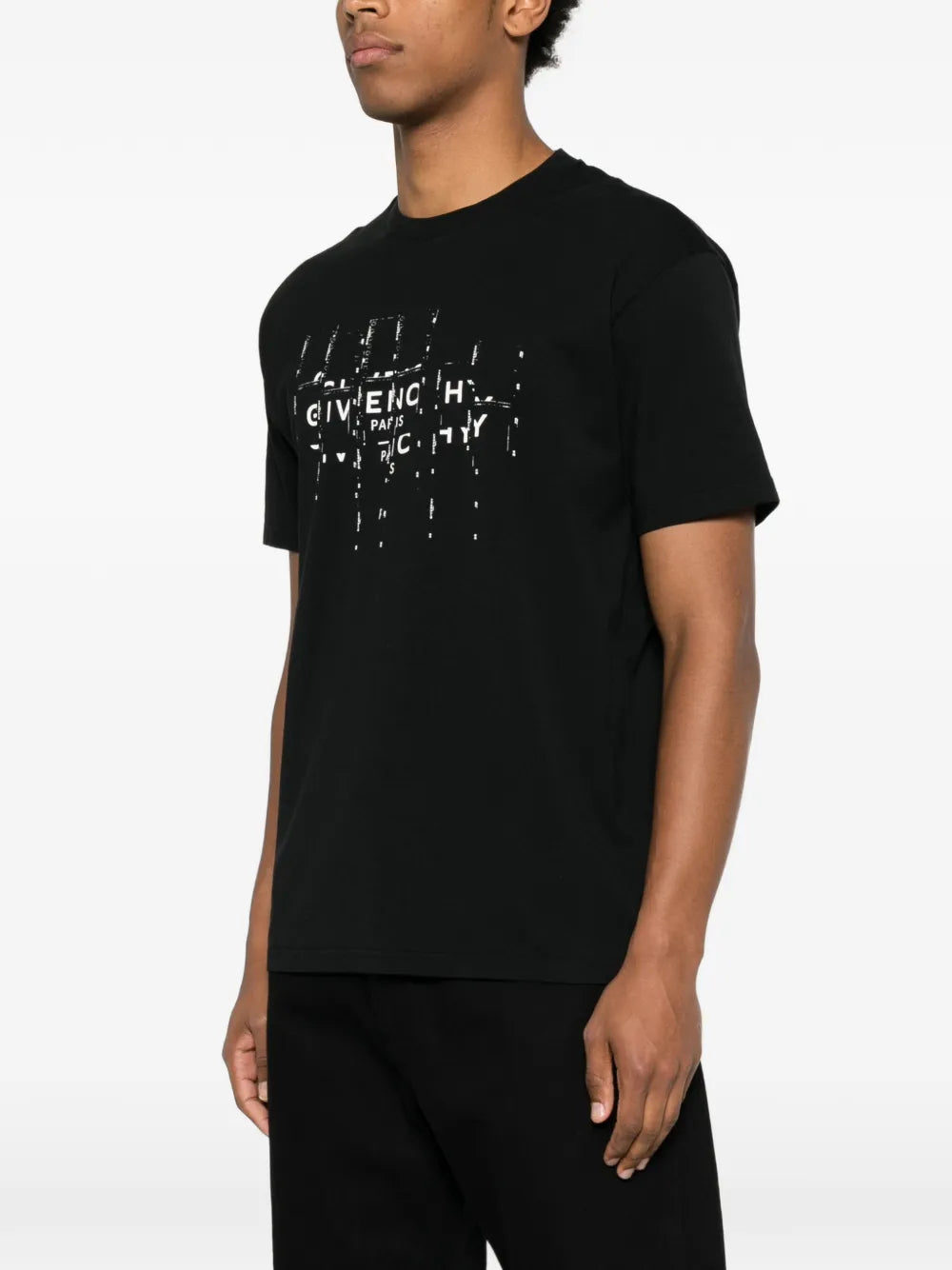 T-Shirt aus Baumwolle mit Fotografic Negative-Print