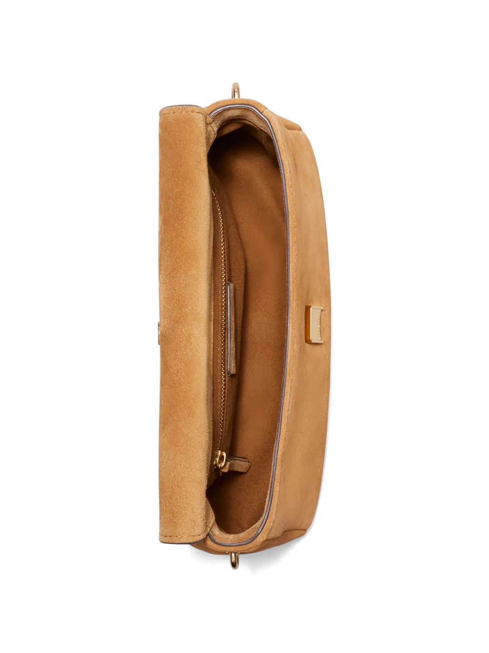 Kleine Charlie Schultertasche aus Wildleder