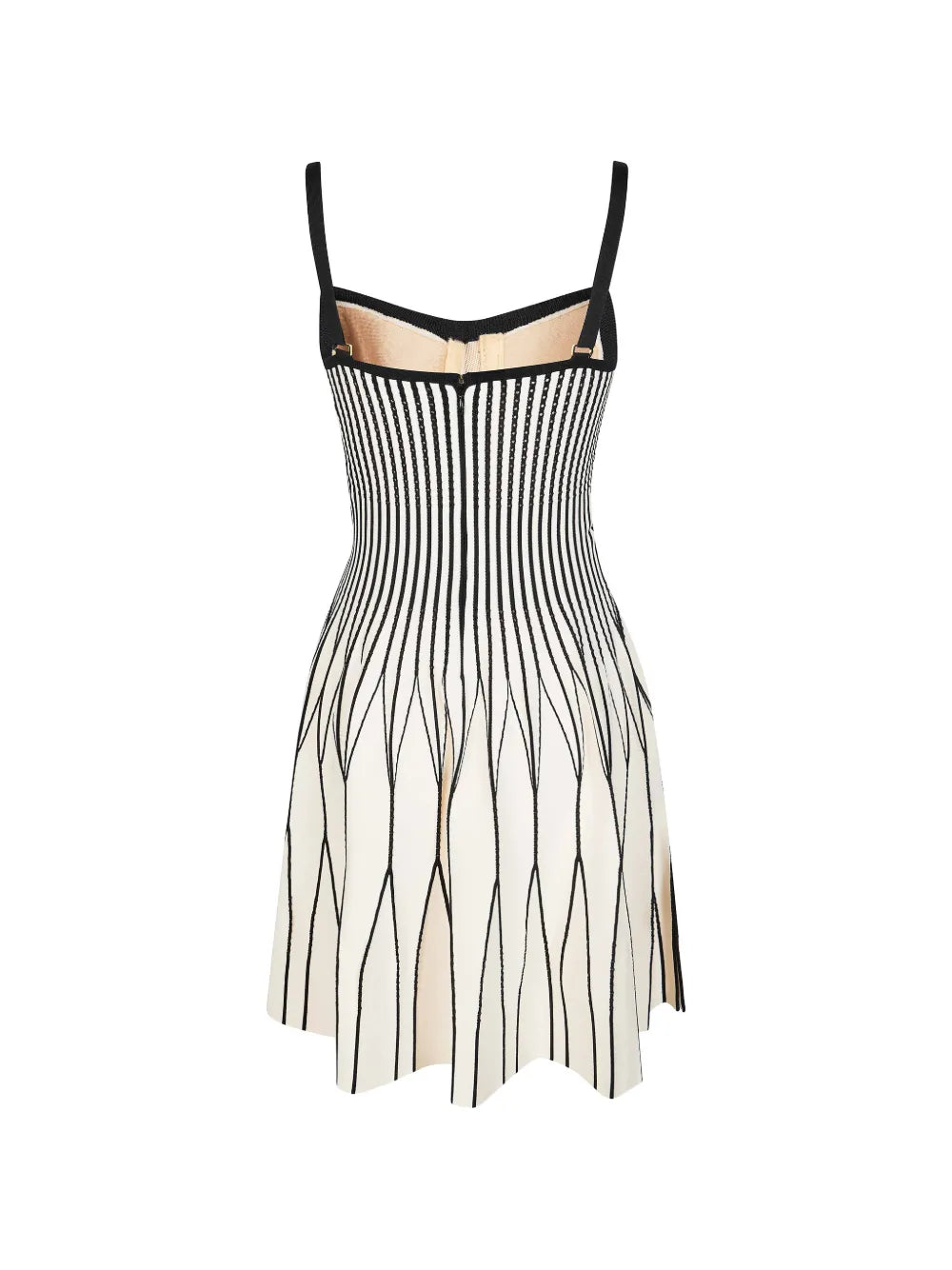 Striped midi dress