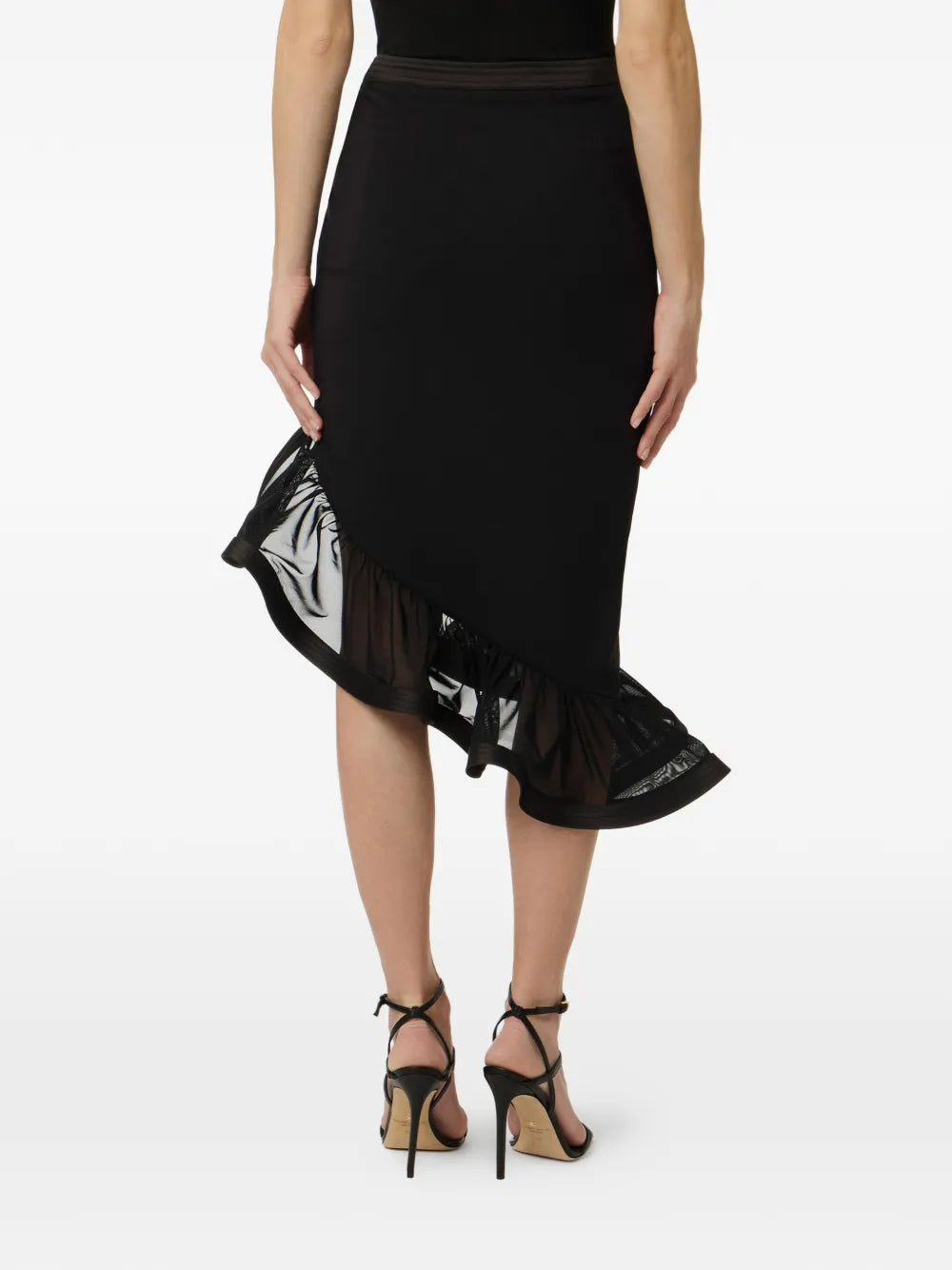 Midirock mit Rüschendetail