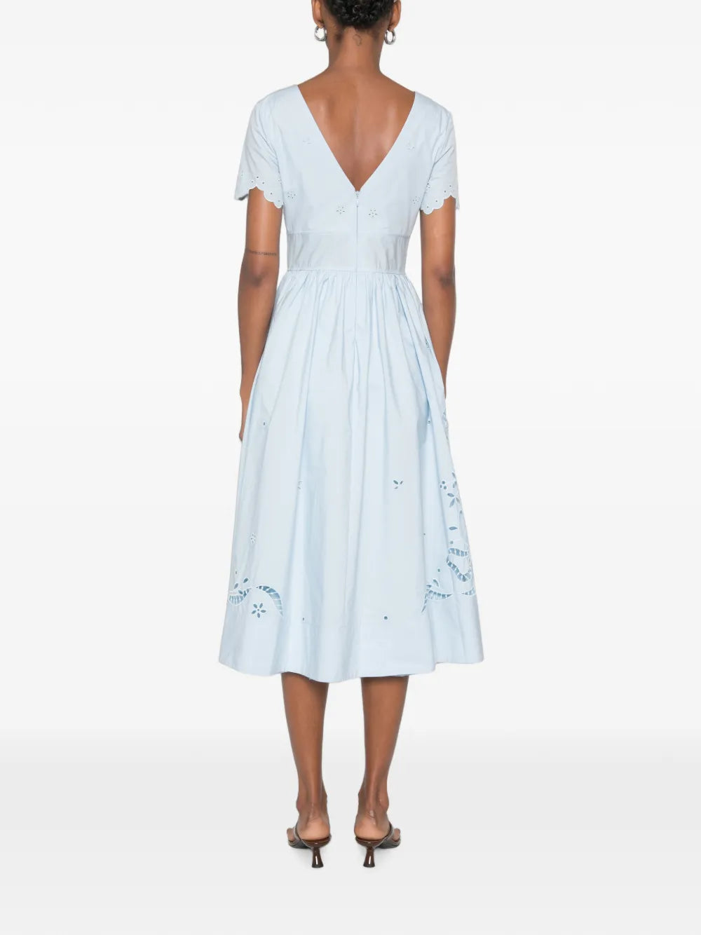 besticktes Midikleid