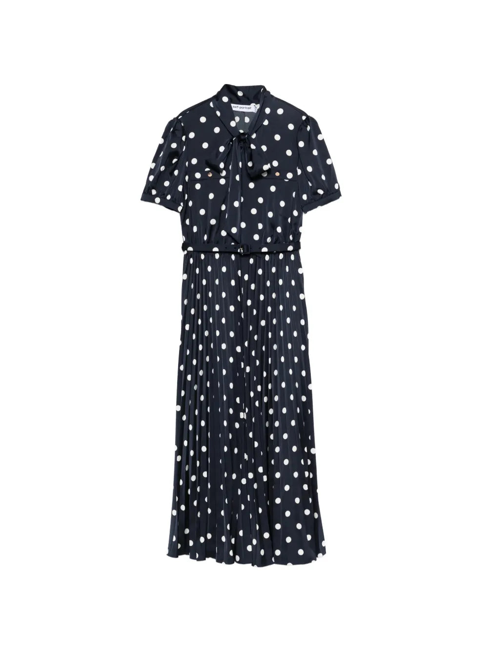 Midikleid mit Polka Dots