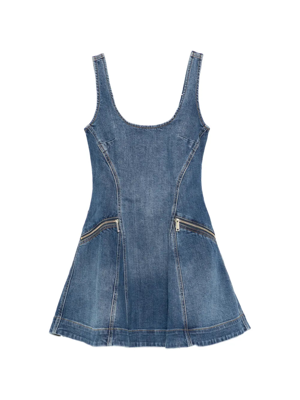 Minikleid mit Rüschen