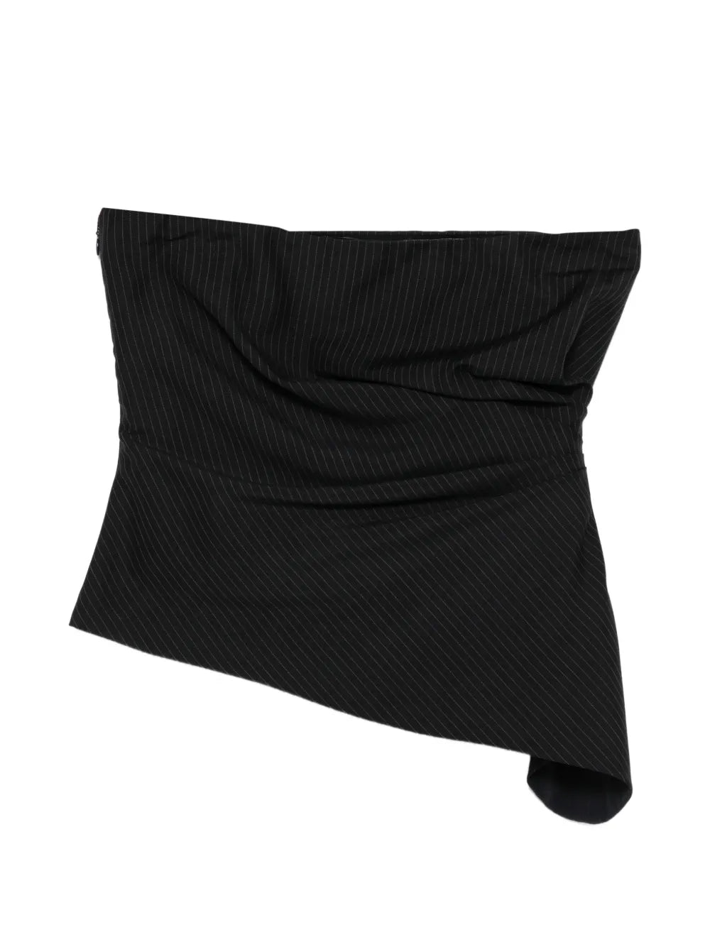 Asymmetrisches Oberteil mit Nadelstreifen