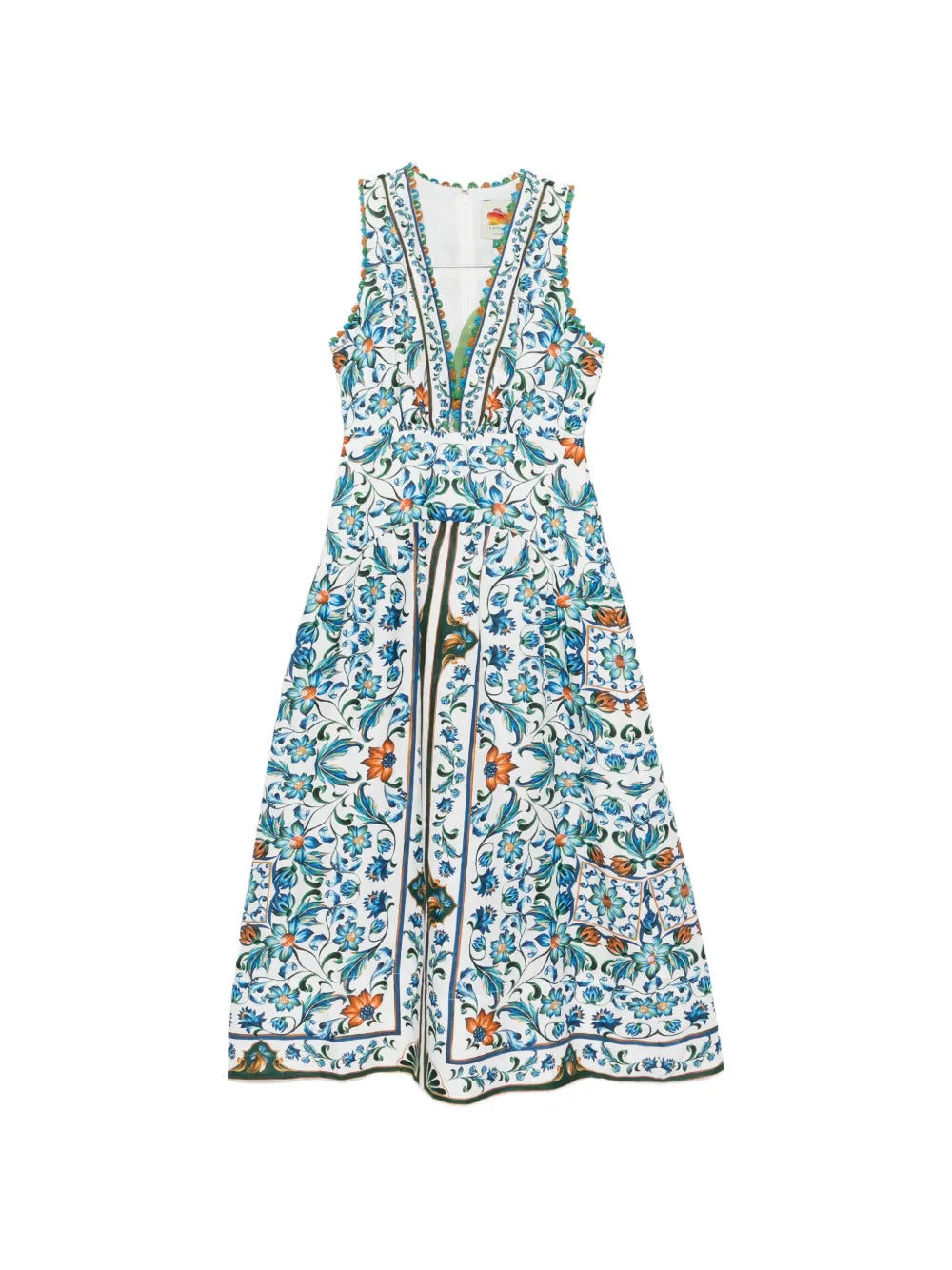 Midi dress with floral print