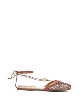 Starfish sandals with lacing